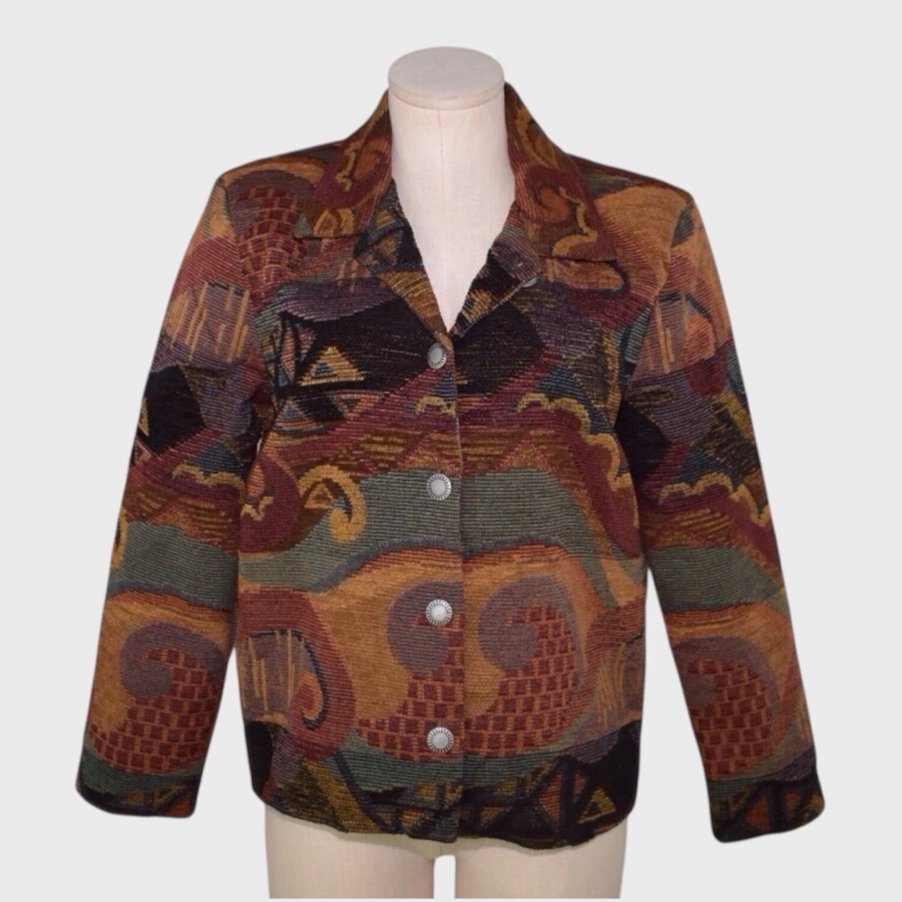 Expose Vintage‎ Southwestern Tapestry Jacket
